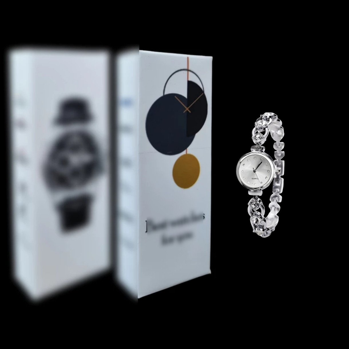 ساعت مچی عقربه ای زنانه مدل بند نگین دار دستبندی کد 2 ساعت مچی عقربه ای زنانه مدل بند نگین دار دستبندی کد 2