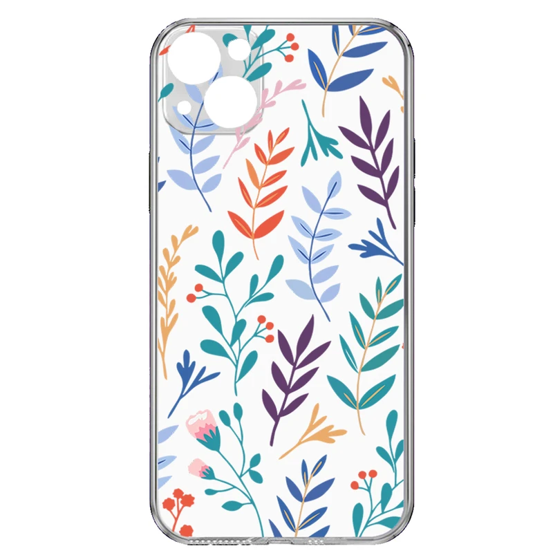کاور طرح Tiny Leaves مناسب برای گوشی موبایل اپل iPhone 13 