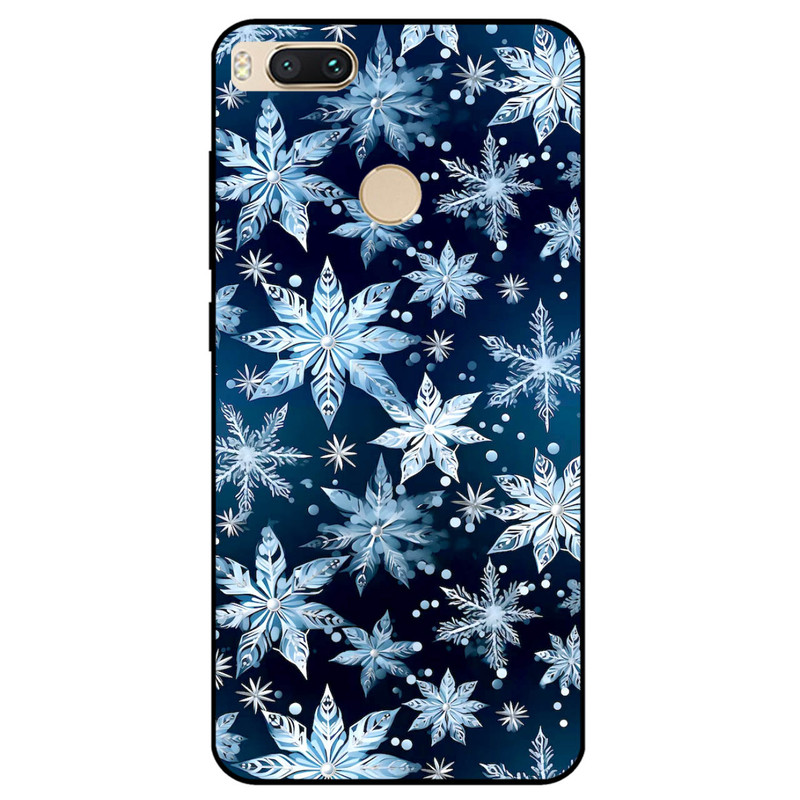 کاور مگافون طرح برف مدل 2824 مناسب برای گوشی موبایل شیائومی Mi A1 / Mi 5x 