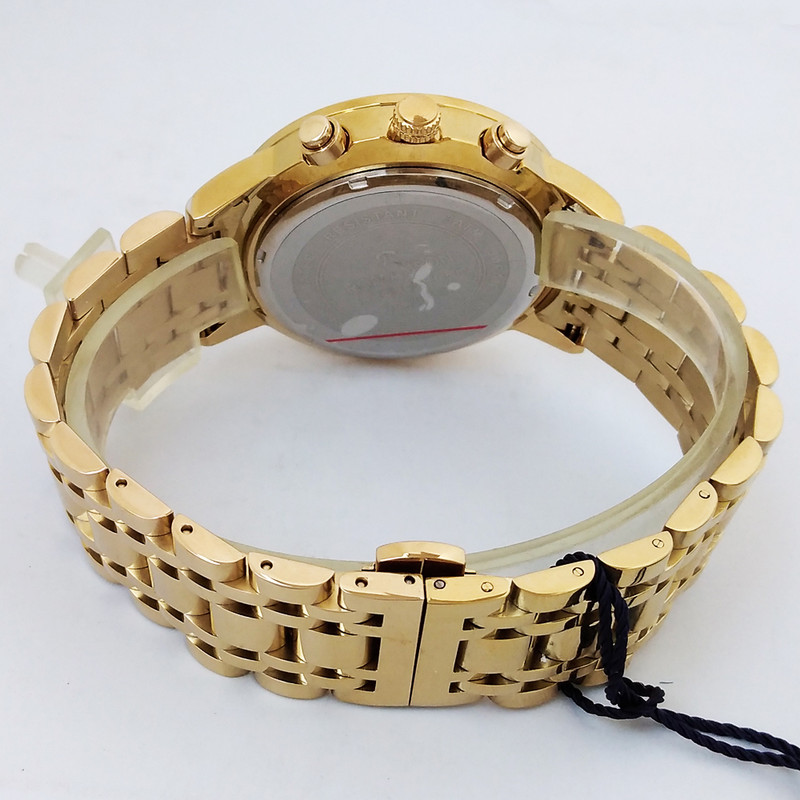 ساعت مچی عقربهای مردانه کوارتز کرنوگراف رومانسون مدل بندفلزی سه موتور ضدآب کد 0022 GN ساعت مچی عقربهای مردانه کوارتز کرنوگراف رومانسون مدل بندفلزی سه موتور ضدآب کد 0022 GN