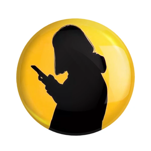 مگنت خندالو طرح دخترونه کد 6034 