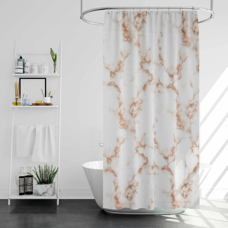 پرده حمام پیسو مدل BZ-51 سایز  180×200 سانتی متر
