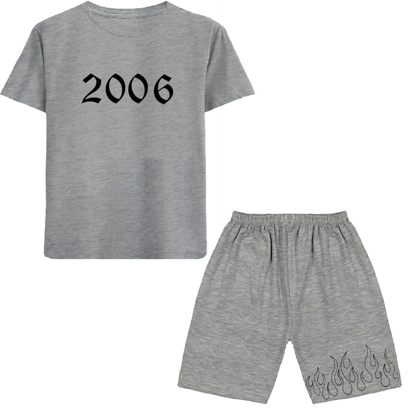 ست تی شرت و شلوارک پسرانه مدل N20 2006