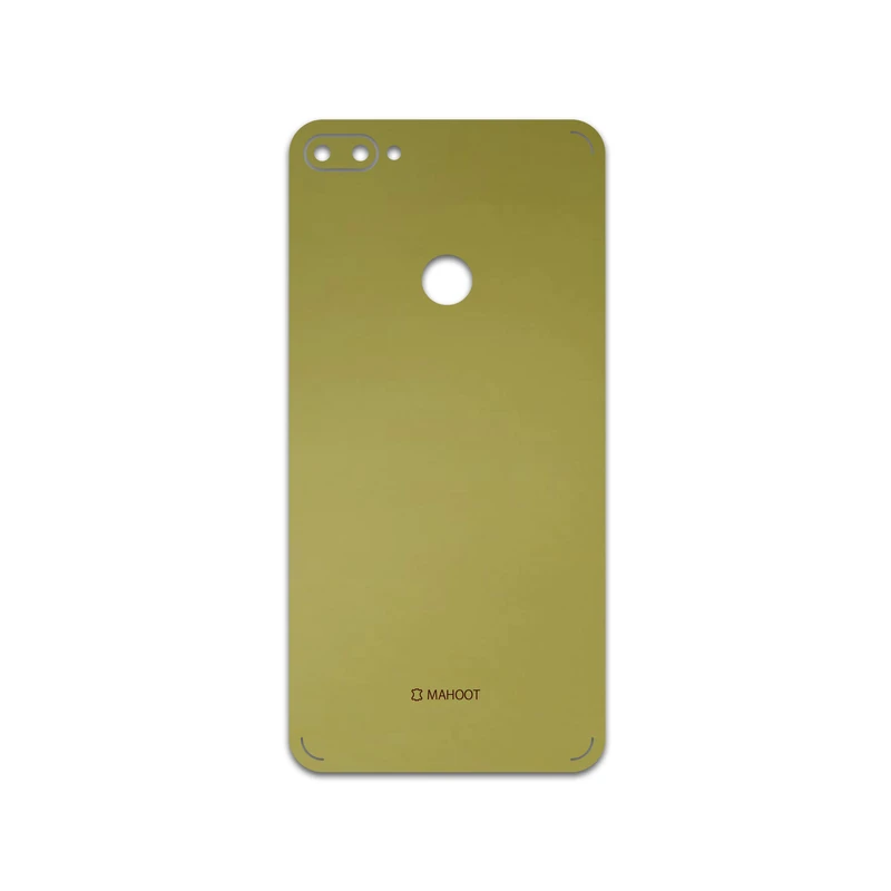 برچسب پوششی ماهوت مدل Matte-Gold مناسب برای گوشی موبایل اچ تی سی Desire 12 Plus