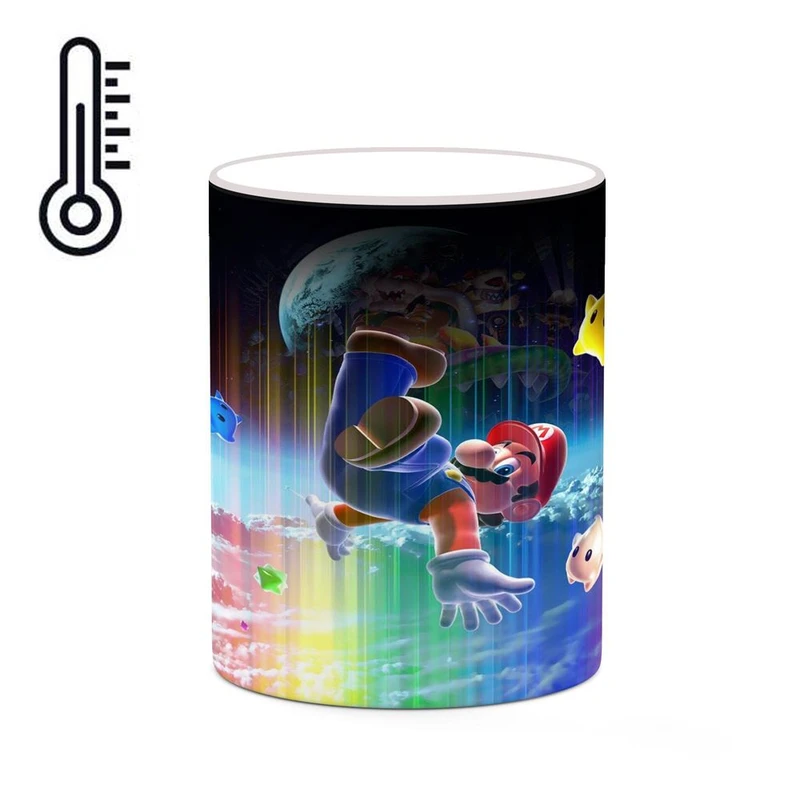 ماگ حرارتی کاکتی مدل بازی سوپر ماریو Super Mario Galaxy کد mgh30575
