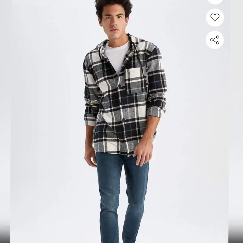 کت مردانه دفکتو مدل میکرو ترمال کلاه دار