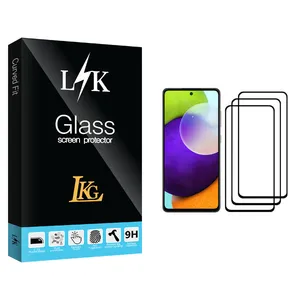 LKG LK Glass Screen Protector For Samsung Galaxy A52 Pack Of 3
