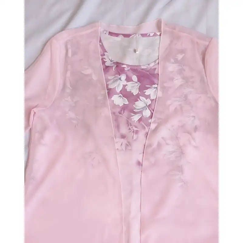 ست رویه و سارافون زنانه مدل آبرنگ