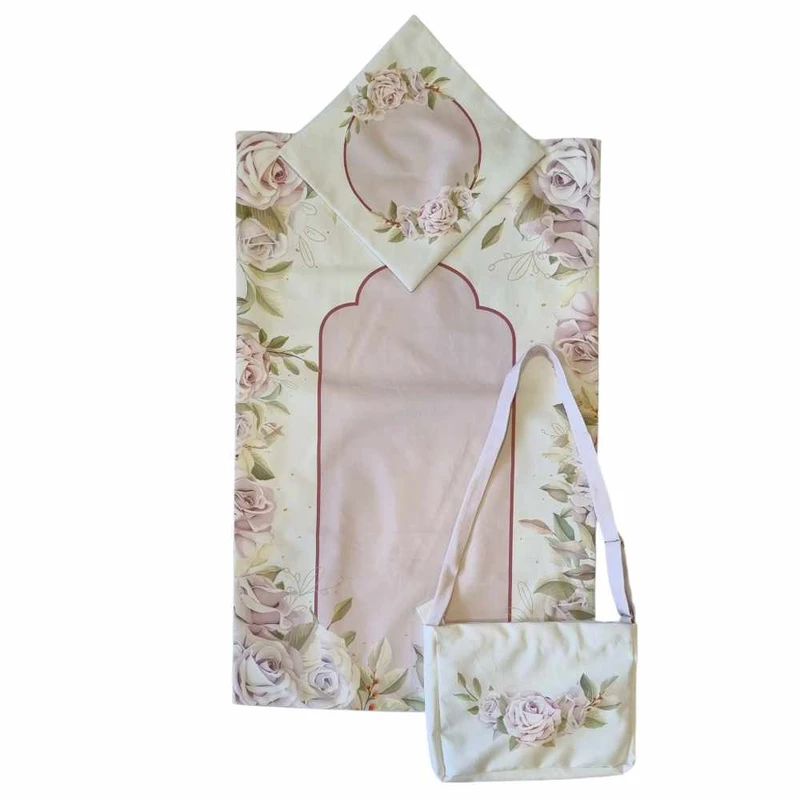 سجاده و جانماز طرح نور کد 890 به همراه کیف