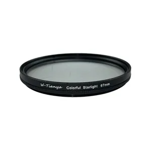 فیلتر لنز تی اند وای مدل COLORED DIFFRACTION STAR RAINBOW STREAK - 67MM