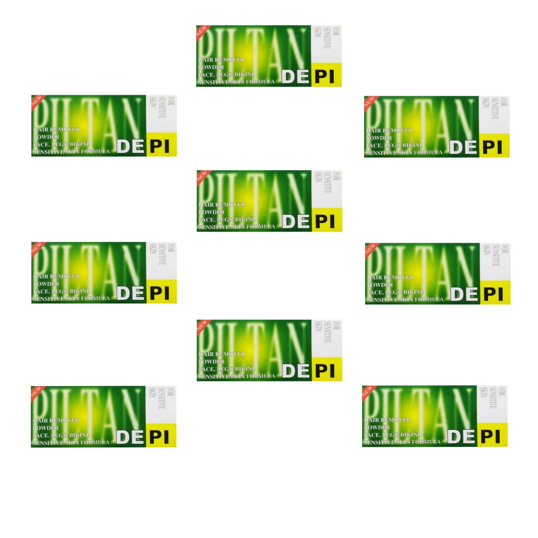 پودر موبر دپی مدل لیمویی وزن 50 گرم مجموعه 9 عددی