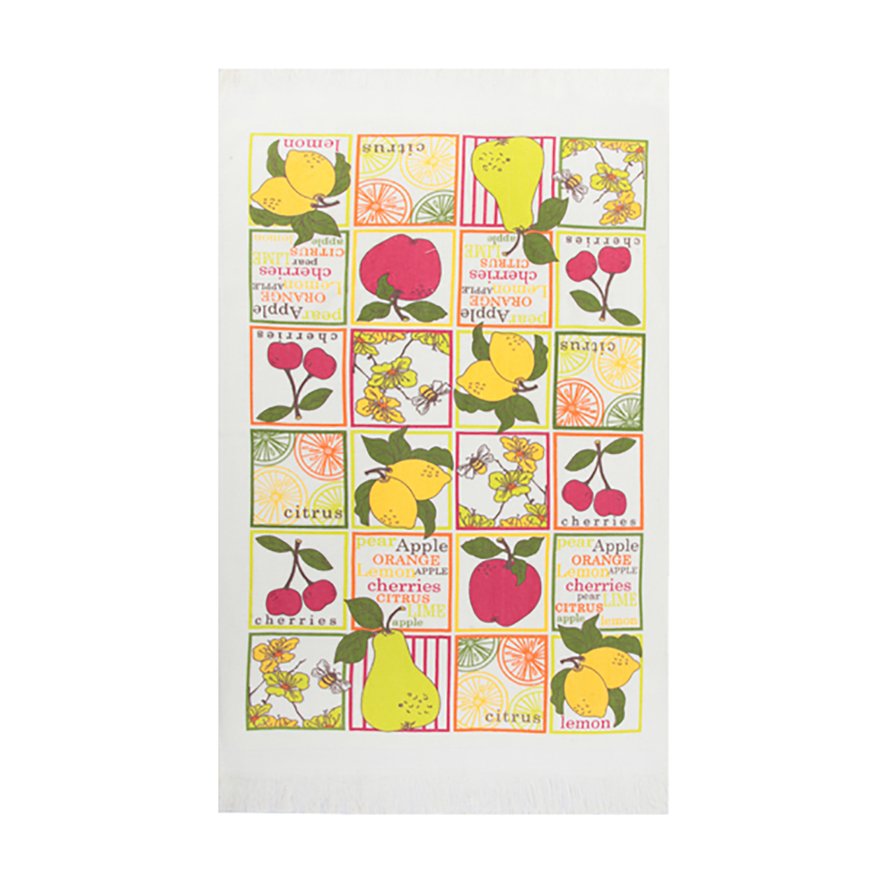  حوله آشپزخانه آکیپک مدل Fruits  ابعاد 60×40 سانتی متر