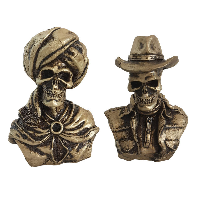 مجسمه دنیا دکوری سرمد مدل اسکلت مجموعه 2 عددی