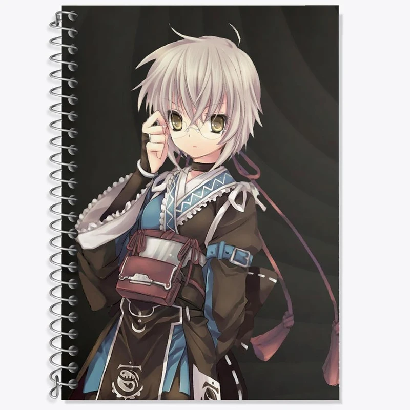 دفتر زبان 50 برگ خندالو مدل سه خط طرح یوکی انیمه ناپدید شدن هارومی سوزومیا The Disappearance of Haruhi Suzumiya کد 23116