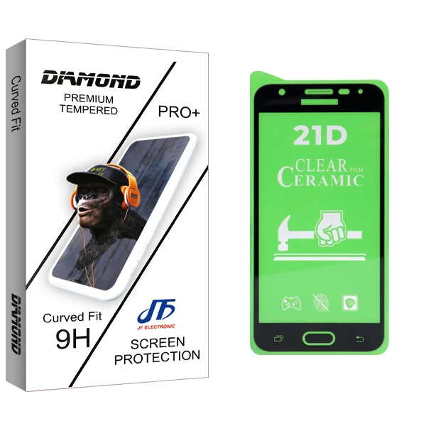 محافظ صفحه نمایش سرامیکی جی اف مدل Diamond glass مناسب برای گوشی موبایل سامسونگ Galaxy J5PRIME