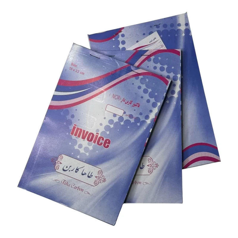 فاکتور فروش طاها کاربن مدل 21  بسته 3 عددی