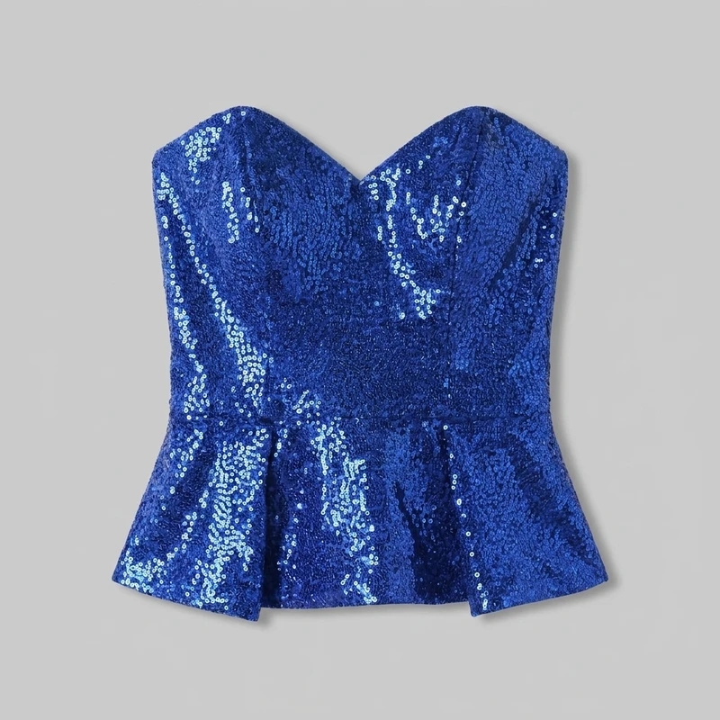 تاپ زنانه دکلته مدل نیلا
