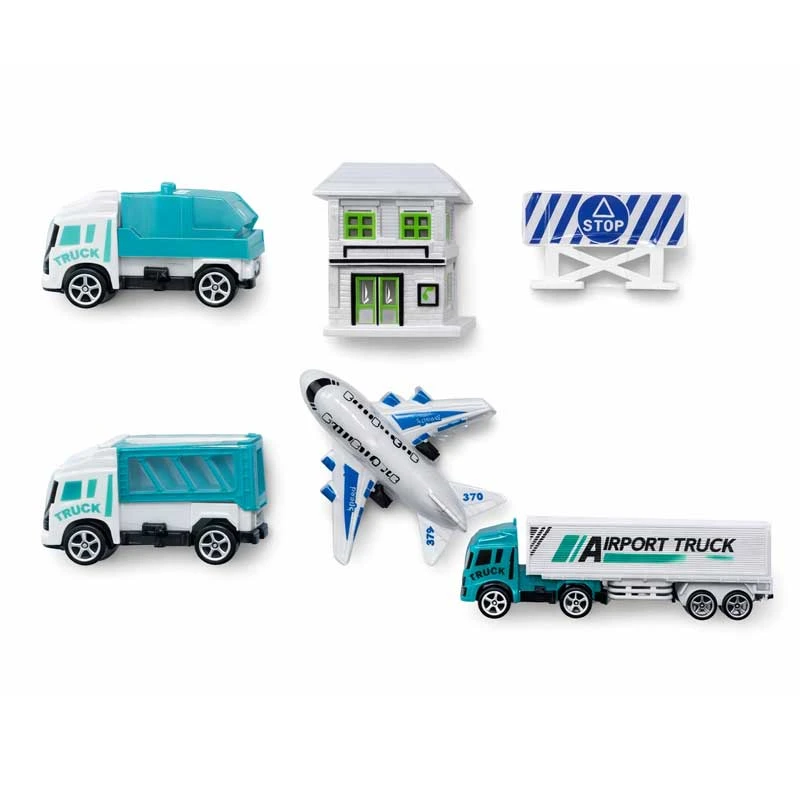 ماشین بازی مدل Airport Truck مجموعه 6 عددی