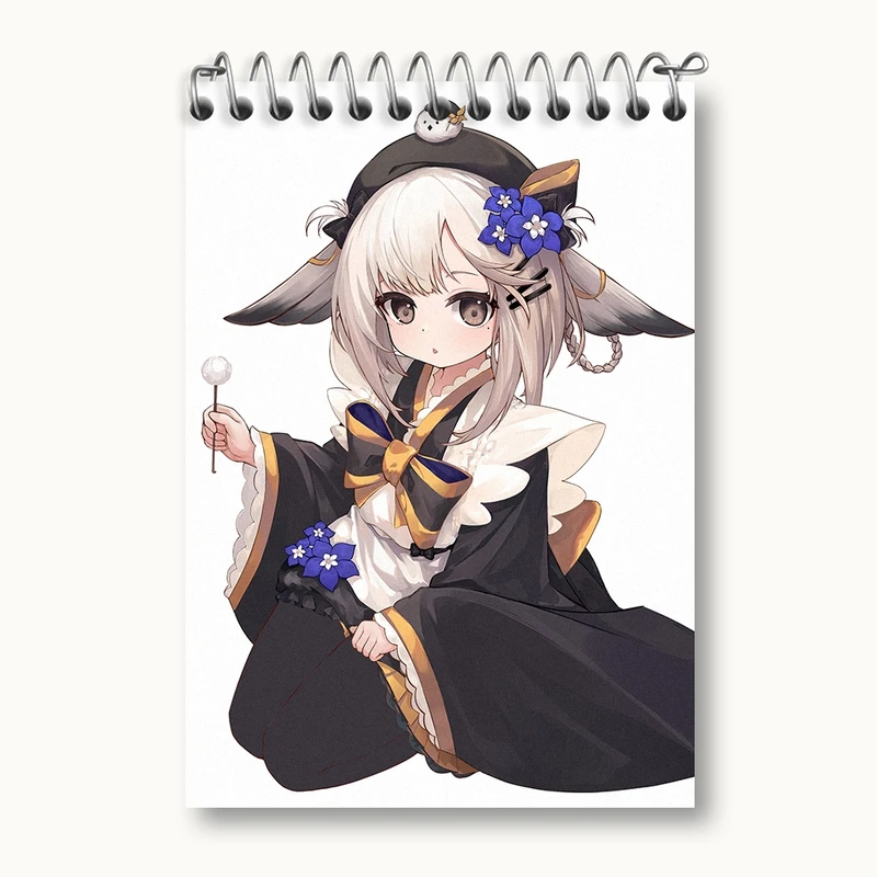 دفتر یادداشت 50 برگ خندالو مدل بازی آزور لین (Azur Lane) کد 34255