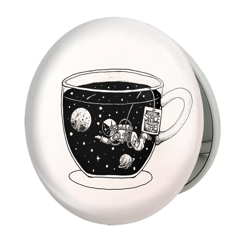 آینه جیبی خندالو طرح فضایی مدل تاشو کد 1941 