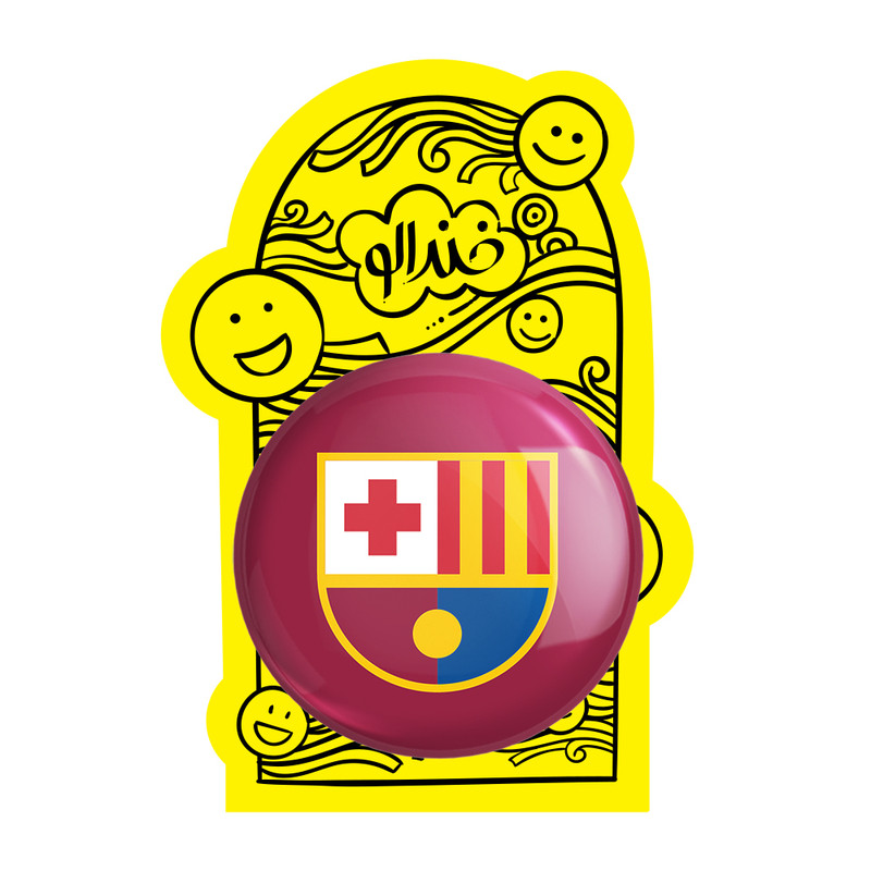 آینه جیبی خندالو طرح باشگاه بارسلونا FC Barcelona مدل تاشو کد 2038 آینه جیبی خندالو طرح باشگاه بارسلونا FC Barcelona مدل تاشو کد 2038
