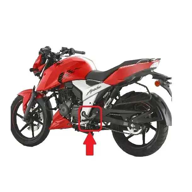 براکت جاپایی جلو سمت چپ موتور سیکلت مدل braapachiNFL مناسب برای آپاچی جدید