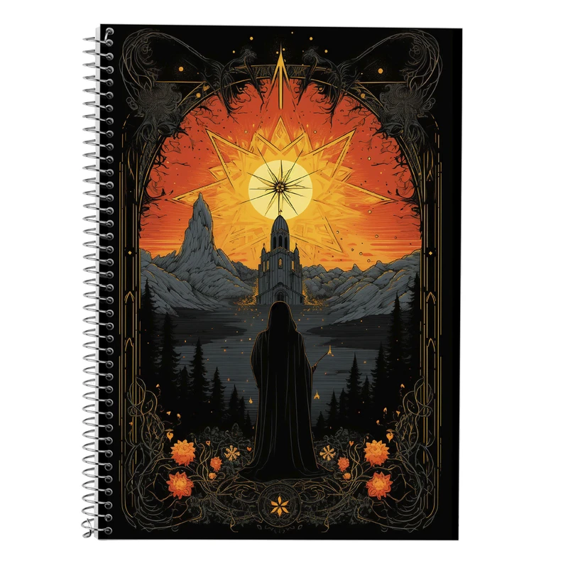 دفتر لغت 50 برگ مدوپد طرح ارباب حلقه ها The Lord of the Rings کد DF2982