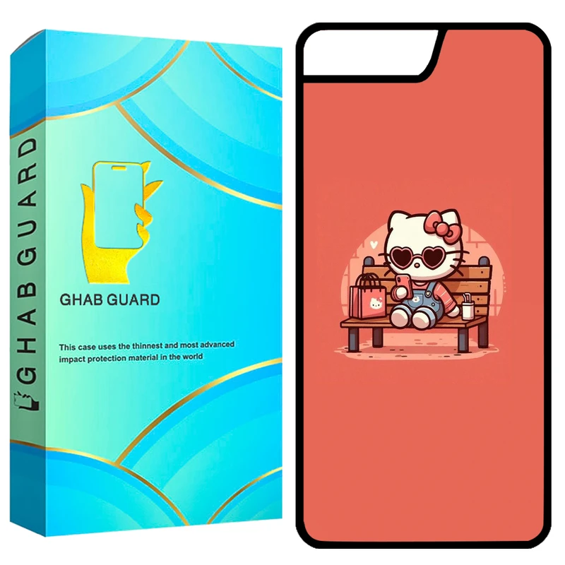 کاور قاب گارد طرح کیتی مدل GCHP7P مناسب برای گوشی موبایل اپل iPhone 7 Plus / 8 Plus