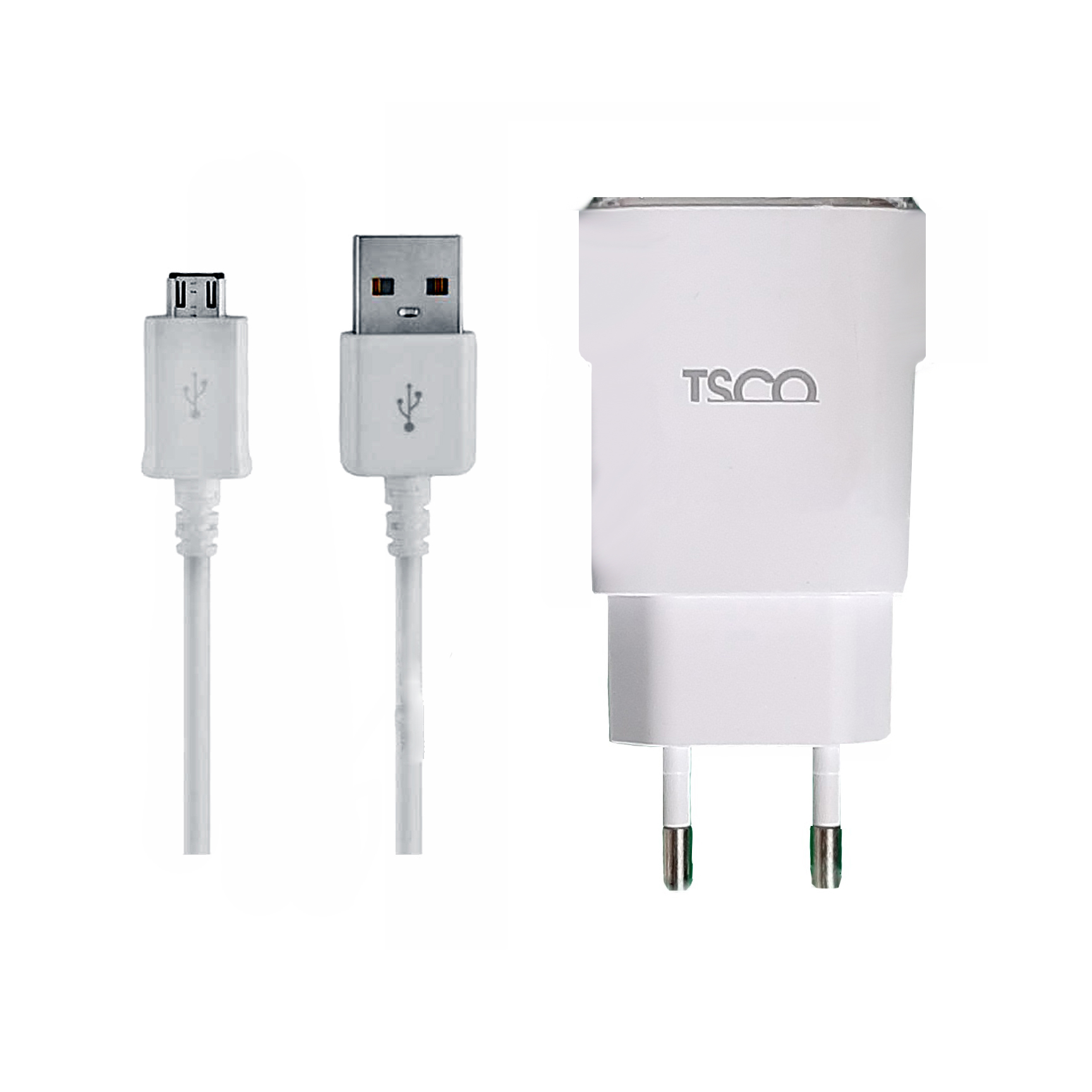 شارژر دیواری تسکو مدل TTC 57 به همراه کابل تبدیل microUSB 