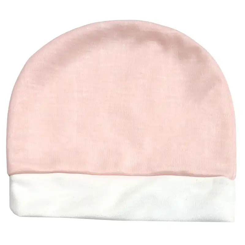 ست سرهمی و کلاه نوزادی مدل گربه کد 3725 رنگ صورتی