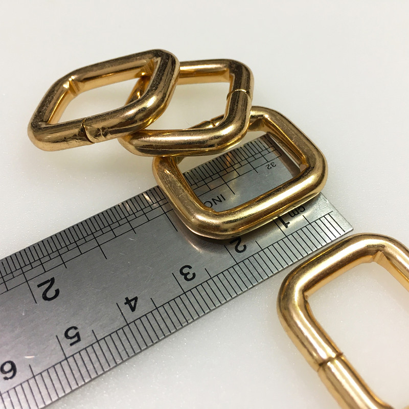 یراق کیف مدل چهارگوش کد 4Gd2Cm بسته 4 عددی