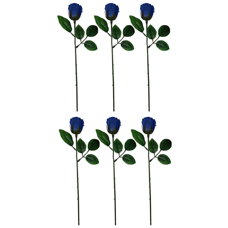 گل مصنوعی مدل عطری مجموعه 6 عددی