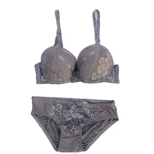 ست شورت و سوتین زنانه مدل KJU011 رنگ خاکستری