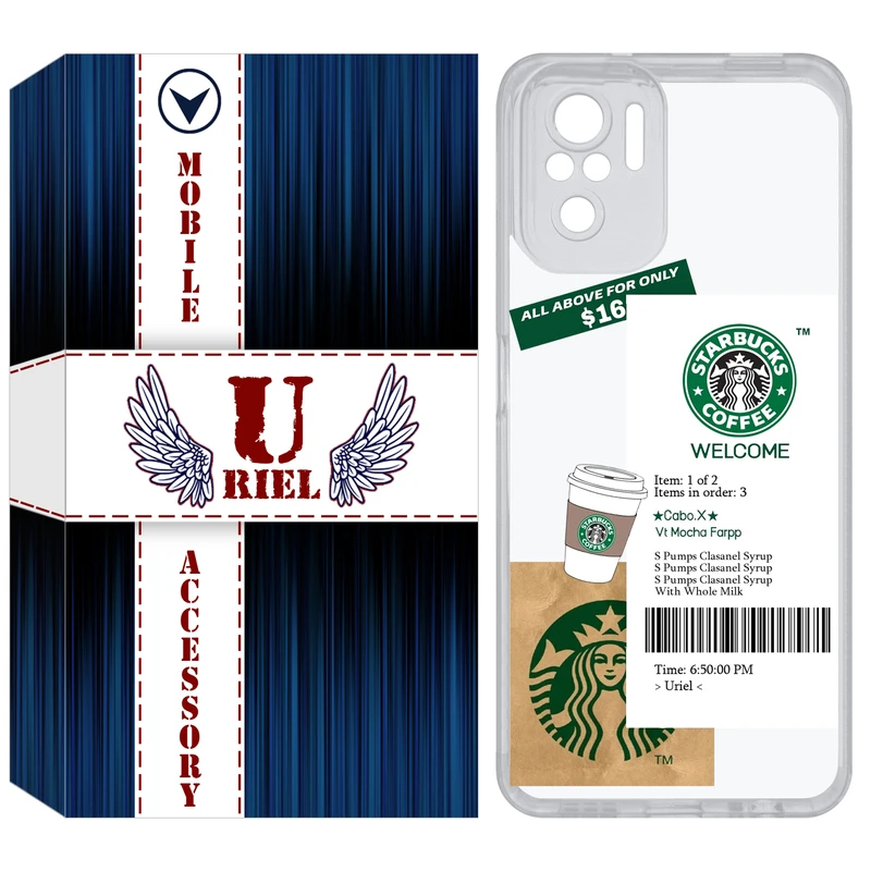 کاور یوریل مدل Clear کد 4 مناسب برای گوشی موبایل شیائومی Redmi Note 10 4G / Note 10S / Poco M5s