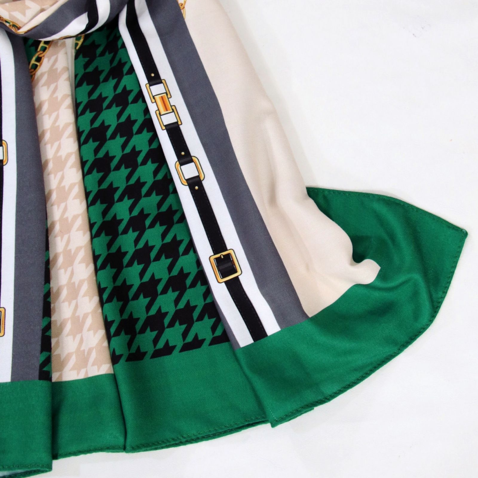 شال زنانه مدل موهر طرح پیچازی کد 2762 - - 18