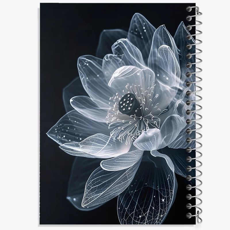 دفتر لیست خرید 50 برگ خندالو طرح گل مینیمال کد N5877