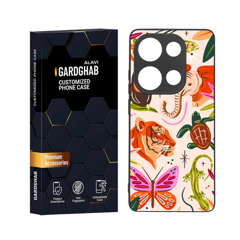 کاور گارد قاب علوی مدل دور ژله ای مناسب برای گوشی موبایل شیائومی Redmi Note 13 Pro 4G