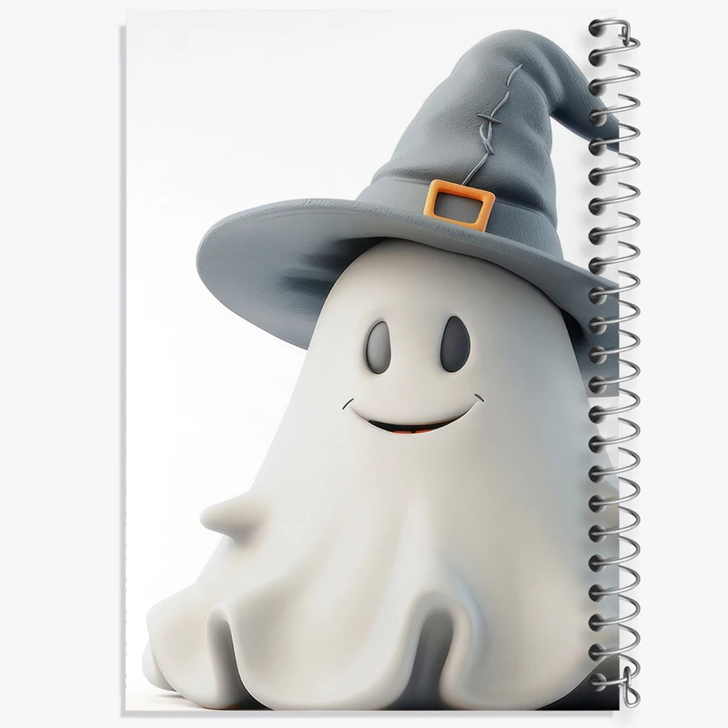 دفتر ژورنال نویسی 50 برگ خندالو مدل نقطه ای طرح روح بامزه کد N2203