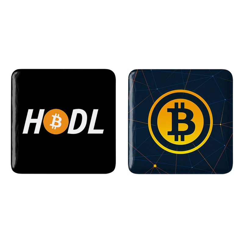 مگنت خندالو طرح بیت کوین HODL کد 1086710876 مجموعه 2 عددی
