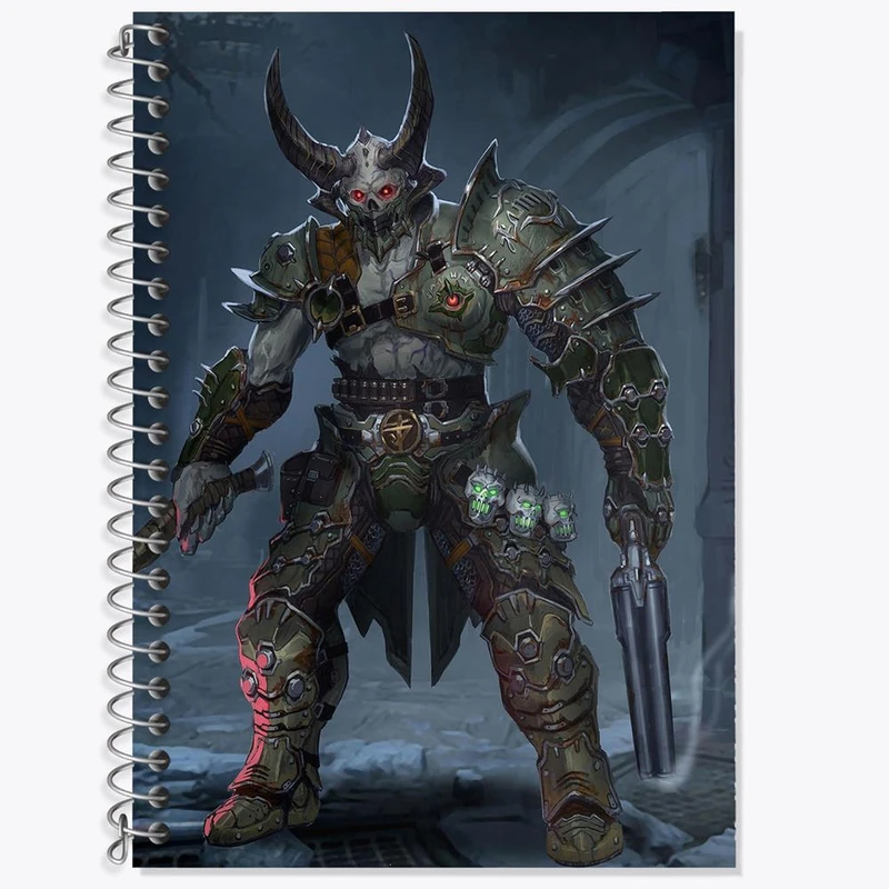 دفتر زبان 50 برگ خندالو مدل سه خط طرح مارادر دووم اترنال کد 30583