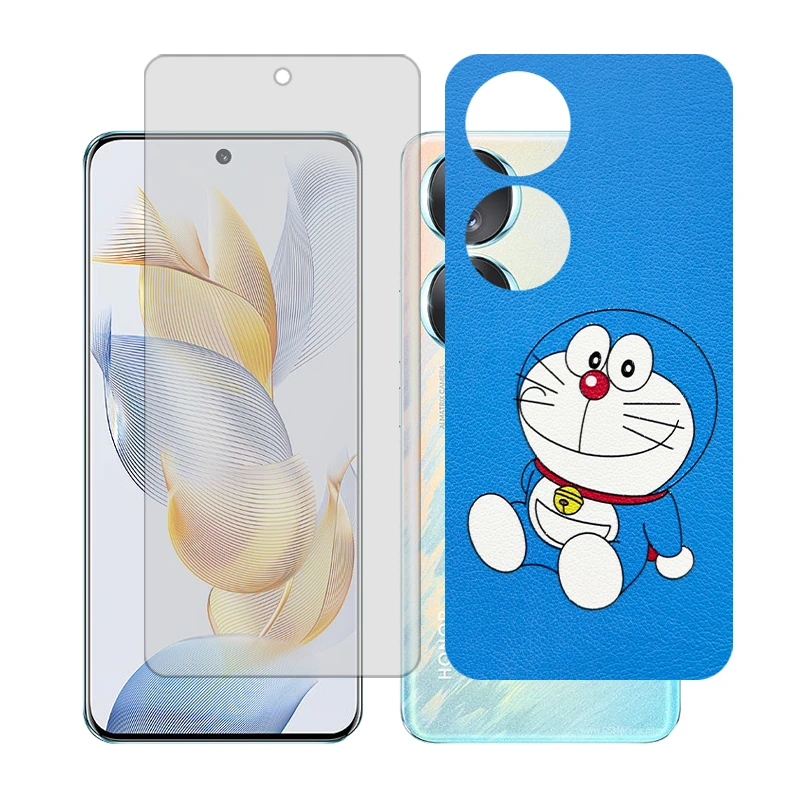 محافظ صفحه نمایش شفاف گلس مدل Together مناسب برای گوشی موبایل آنر 90 به همراه برچسب پوششی پشت گوشی