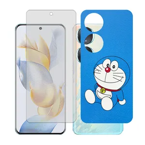 Glass together model transparent screen protector suitable for Honor 70 mobile phone with back cover sticker