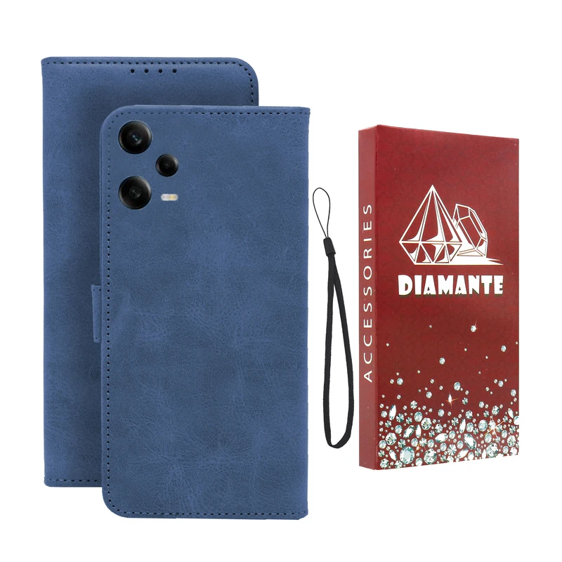 کیف کلاسوری دیامانته مدل Bandaviz Rd مناسب برای گوشی موبایل شیائومی Redmi Note 12 Pro Plus به همراه بند آویز