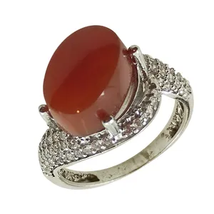 انگشتر نقره زنانه سلین کالا مدل عقیق کد 1