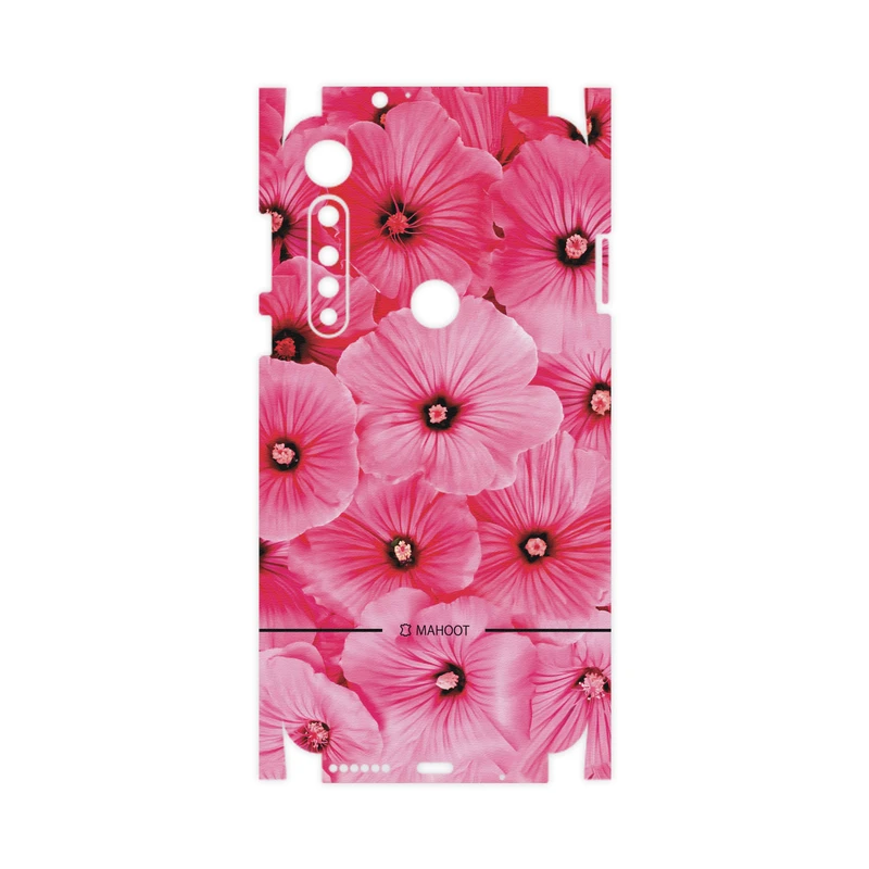 برچسب پوششی ماهوت مدل Pink-Flower-FullSkin مناسب برای گوشی موبایل موتورولا One Vision Plus