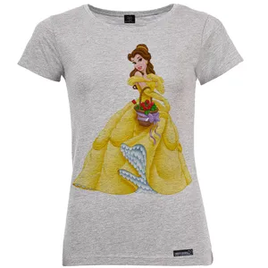 تی شرت آستین کوتاه زنانه 27 مدل MH1412 Belle Beast Cinderella