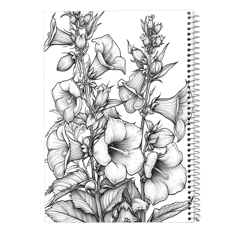 دفتر لیست خرید 50 برگ مدوپد مدل گل کد DF13945