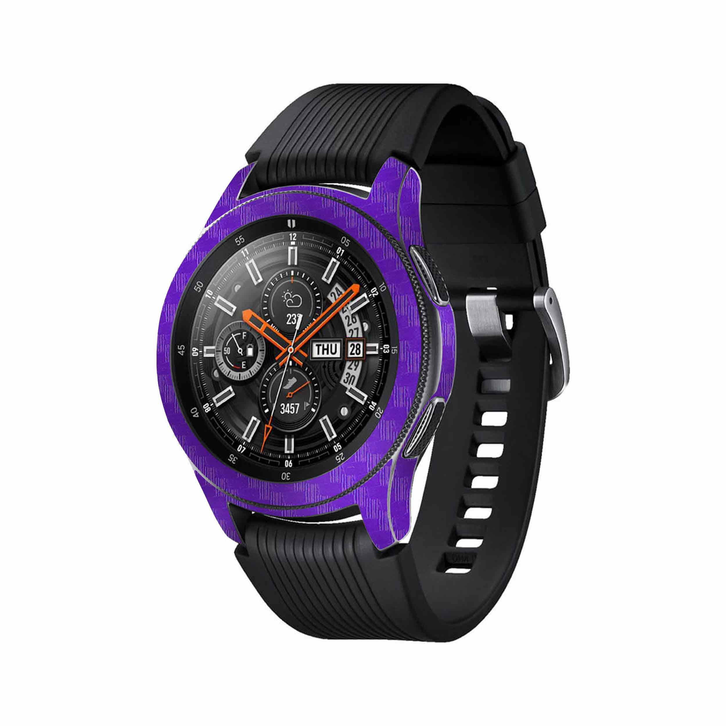 برچسب ماهوت طرح Purple-Fiber مناسب برای ساعت هوشمند سامسونگ Galaxy Watch 46mm