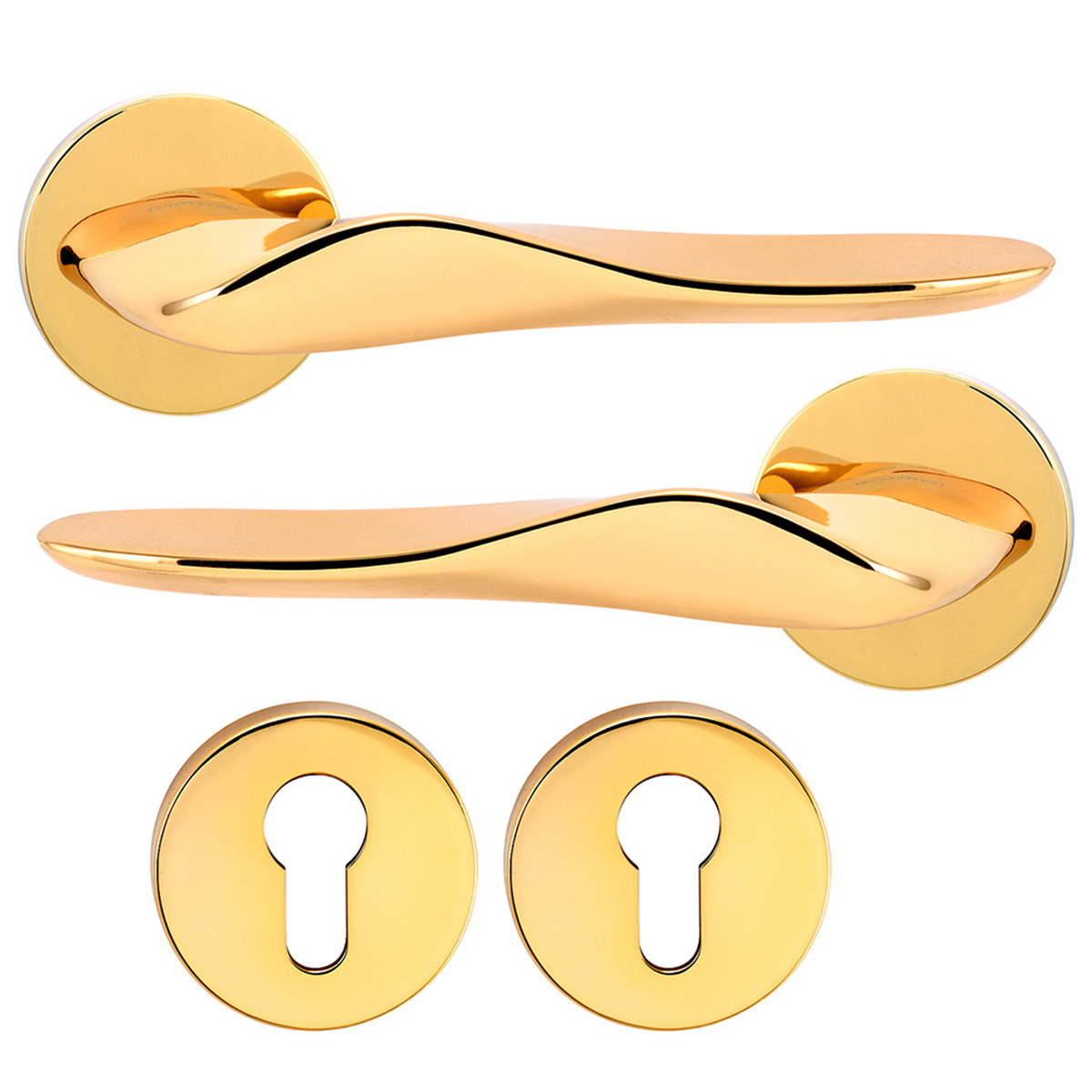 دستگیره در اچ تی ان پرایم مدل روزت کد 2252R-PVD