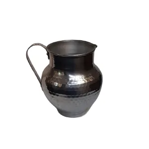 پارچ مسی مدل دسته دار خمره ای